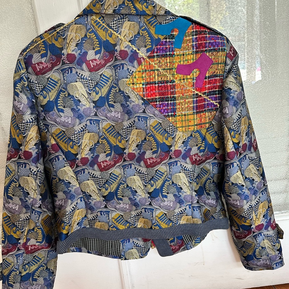 Multicolor Women's Jacket - Picture 3 of 9